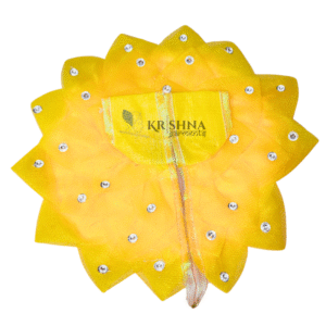 Yellow Krishna Dress | Simple Laddu Gopal Vastra Online