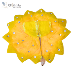 Yellow Krishna Dress | Simple Laddu Gopal Vastra Online