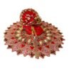 Red Designer Laddu Gopal Dress with Crown – ₹250